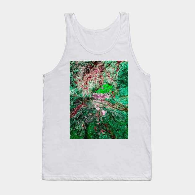 Slimy green bloody rock archway 3 Tank Top by kall3bu